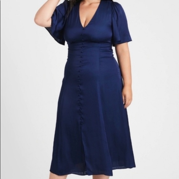 Banana Republic Satin Dress - Picture 3 of 3